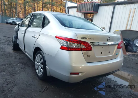 2013 Nissan Sentra S from USA, damaged, VIN 3N1AB7AP1DL796188